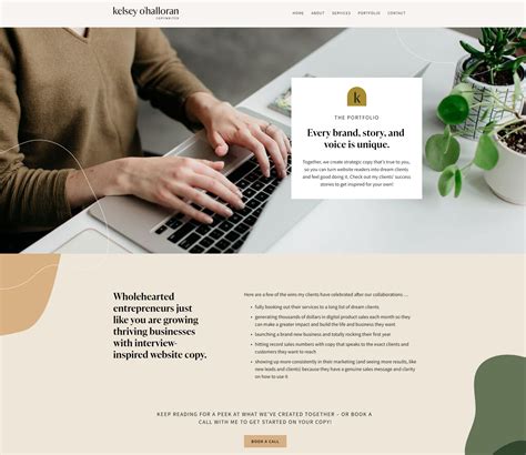 sample copywriting portfolios